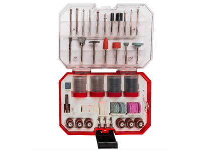 Аксесоари за шлифовалка Raider 227бр. к- т в куфар