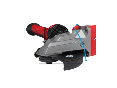 Акумулаторен безчетков ъглошлайф с плоска глава Milwaukee M18 FSAGF125XB-0X с куфар