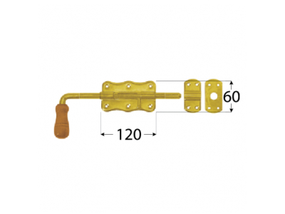 Garden gate latch WRG120 120х60mm