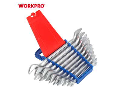 Double Open-End Wrench Set, 9 pcs