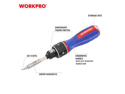 Мултифункционална тресчотна отвертка 6 в 1 с механизъм Double Drive