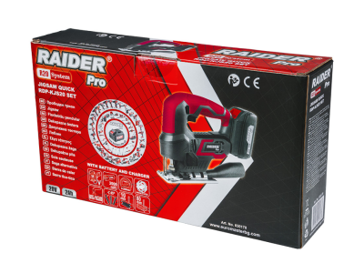 Raider R20 RDP-KJS20 Jigsaw 80mm with 2Ah battery - 030178