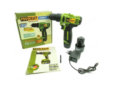 Cordless screwdriver Procraft PA12Li