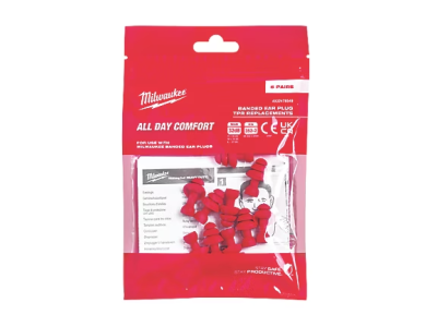 Milwaukee TPR Replacement Earplugs, 5 pairs - 4932478549
