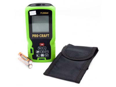 PLDM60 Laser tape measure, rechargable PROCRAFT