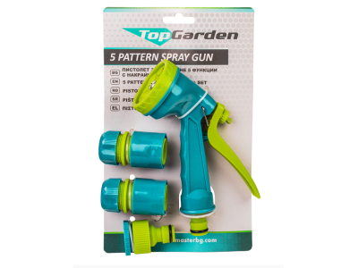 Raider Пистолет за пръскане 5 функции с накр. TG