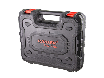 Raider PRO RDP-CDL09T Cordless drill with 2 batteries, case and tools - 030125