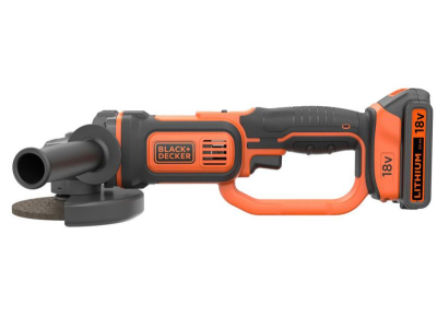 Angle grinder with battery and charger Black & decker BCG720M1
