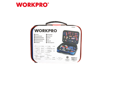 Household Tool Set 100 pcs, Textile Case