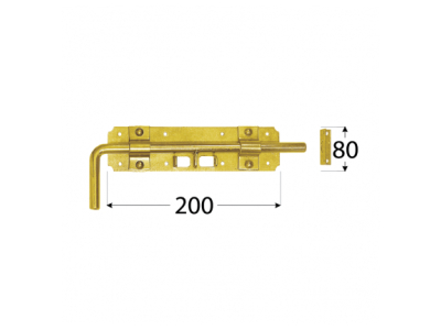 Garden gate latch WRG240 240х60mm