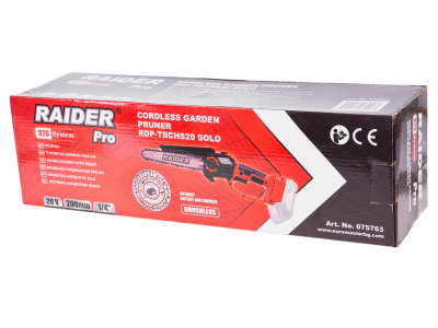 Brushless chainsaw Raider PRO R20 RDP-TBCHS20 Solo - 075763