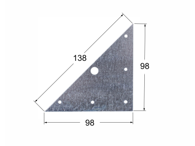 Plank triangular VTR 138Х98Х98mm