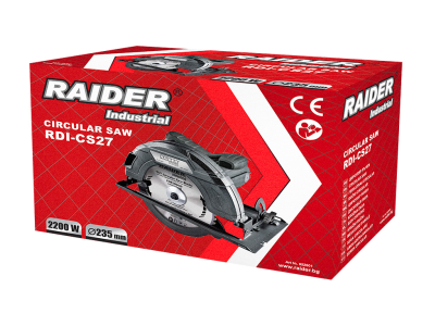 Raider RDI-CS27 Ръчен циркуляр ø235mm 2200W - 052601