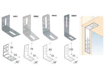 Plate angle adjustable KRD4 120х55х30mm