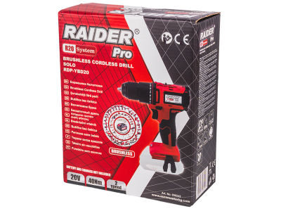 Raider R20 RDP-YBD20 Solo brushless drill without battery - 030243