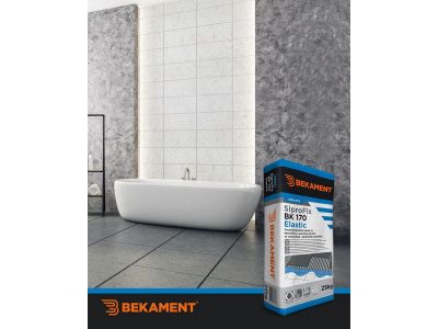 SiproFix BK 170 Elastic Highly flexible ceramic and granite tile adhesive C2TES1 25kg Bekament