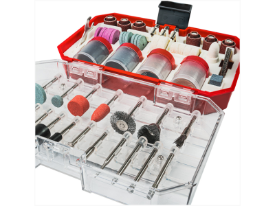 Аксесоари за шлифовалка Raider 227бр. к- т в куфар