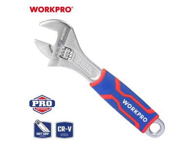 Adjustable Wrench 200 mm with Ergonomic Handle