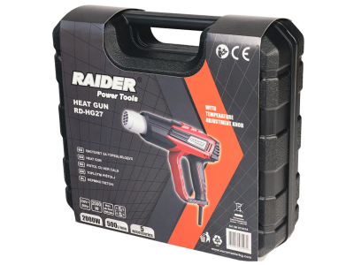 Raider RD-HG27 Hot air gun with temperature control 2000W - 074315