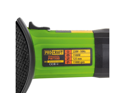Angle grinder PROCRAFT PW1100ES