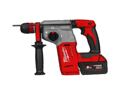 MILWAUKEE M18BLHX-502X SDS-PLUS brushless drill with 2 batteries 5 ah, charger and case