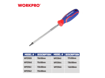Torx Screwdriver T20 x 100mm