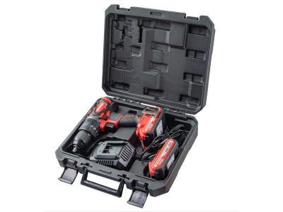 Безчеткова ударна бормашина Raider RDI-CDB02 с 2 батерии 2Ah и куфар - 011502