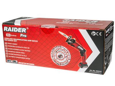 Raider R20 RDP-KRS20 Reciprocating Saw with 2Ah Battery - 030181