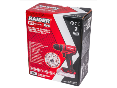 Raider R20 RDP-PBCDI20 Solo brushless drill without battery - 030237