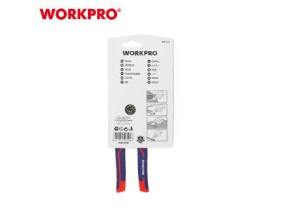 Universal CR-V sheet metal shears, 200 mm, with a serrated cutting edge