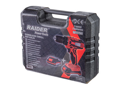Raider RD-CDL29 Cordless Drill with 2 1.5Ah Batteries and case - 030157
