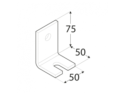 Plank for concrete adjustable LB 4U 75х50х50mm