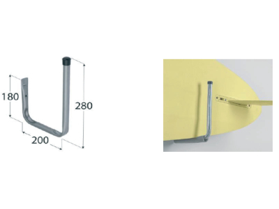 Hook for garage equipment HWS 180х200х280mm