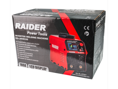 Raider Инверторен електрожен 180A LCD RD-LMIW220
