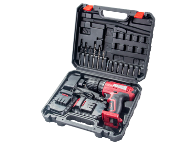 Raider RD-CDL34 Cordless Drill with 2 Batteries and Tool Case - 030163