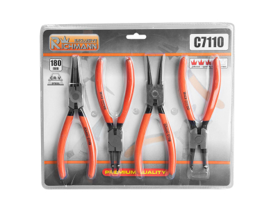 Circlip pliers 180mm 4 pcs Richmann C7110