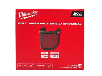 Milwaukee BOLT helmet mesh shield