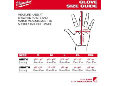 Milwaukee Хибридни кожени ръкавици