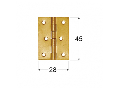 Door hinge ZS 45х28х1.0mm