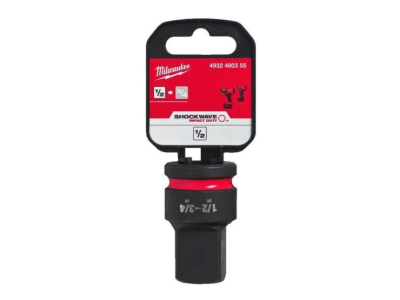 Ударен преходник Milwaukee SHOCKWAVE™ 1/2'' квадрат към 3/4'' квадрат - 4932480355