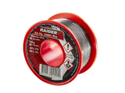 Raider Тинол ø1mm 100g 60%Sn 40%Pb Pro