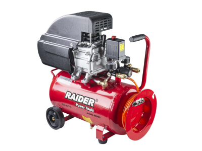 Raider RD-AC12 Compressor 24L, 230V / 1.5kW with 5m hose - 089407