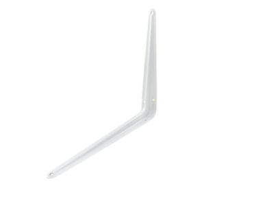 Corner console for countertop WS125 100х125mm white