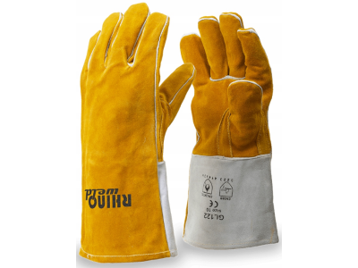 Heavy Duty Calf Leather Welding Gloves, Mr M Rhinoweld GL122-712-001-009