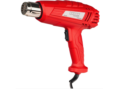 Raider RD-HG25 Пистолет за горещ въздух 2000W с 2 степени и 4 дюзи - 074313