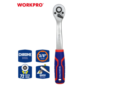 Ratchet 3/8", 72-Tooth, Ergonomic Handle