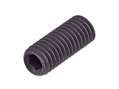 Hexagon socket screw with flat point ISO4026, DIN913 Bl