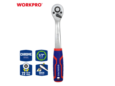 Ratchet 1/2", 72-Tooth, Ergonomic Handle