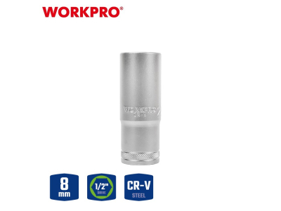Long Hexagon Socket 8 mm, 1/2 in Drive