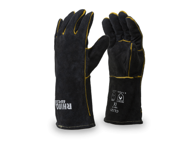 Calf Leather Welding Gloves - Black, RP Rhinoweld XL GL121-712-001-011